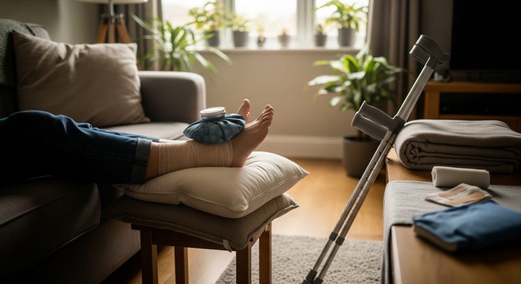 How to Treat a Sprained Ankle at Home and Heal Faster