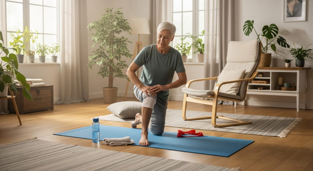 A Simple Routine of Physical Therapy for Knee Arthritis Relief