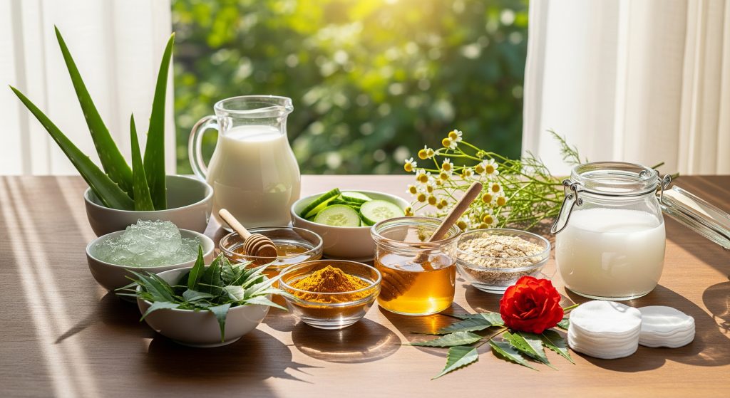 Gentle and Natural Face Rash Cures for Sensitive Skin Types in India